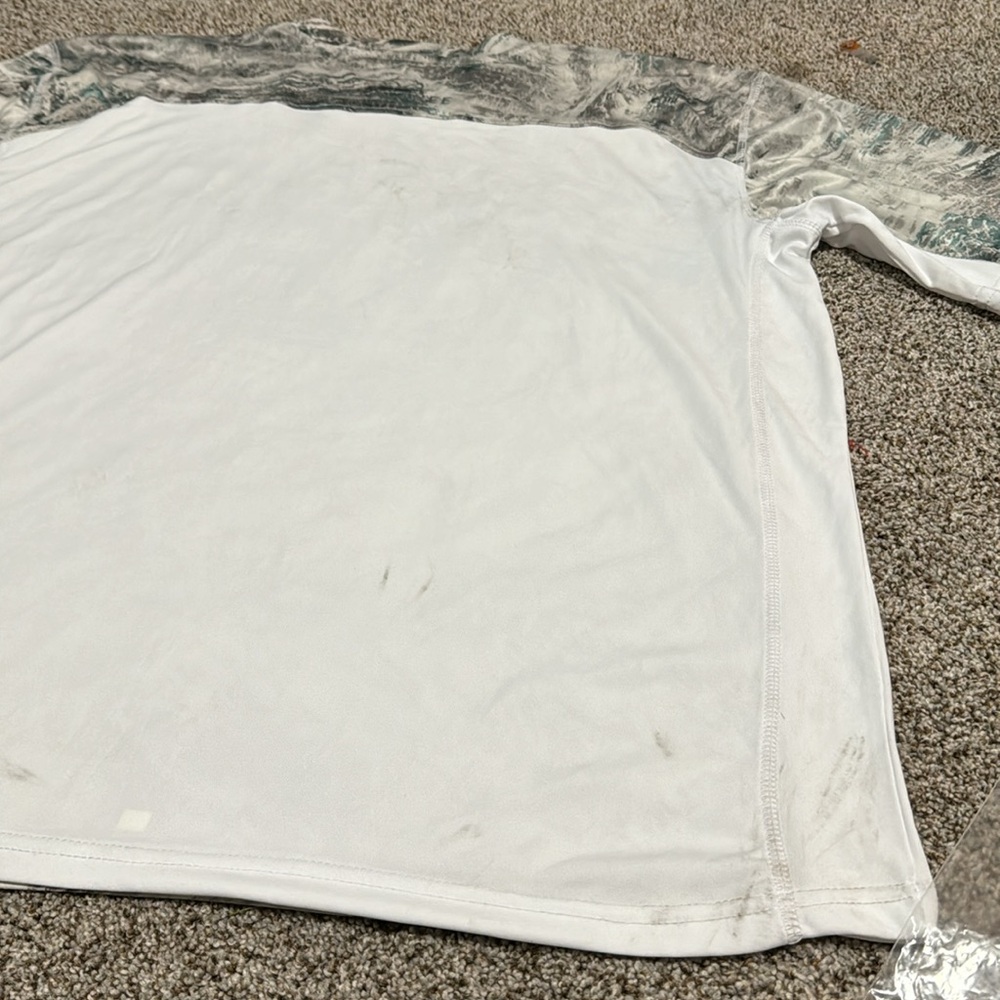 REALTREE FISHING RTF Poly Short Sleeve Tee in Aspect Arctic White size X… - Picture 7 of 8